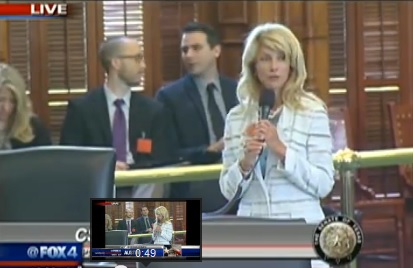 Wendy Davis TX State Senator D face of abortion