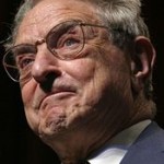 George Soros with a mouthfull