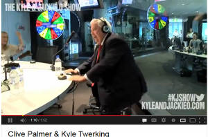 twerking AU candidate Clive Palmer