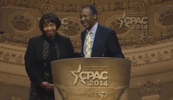 Ben Carson and Wife Candy at CPAC 2014